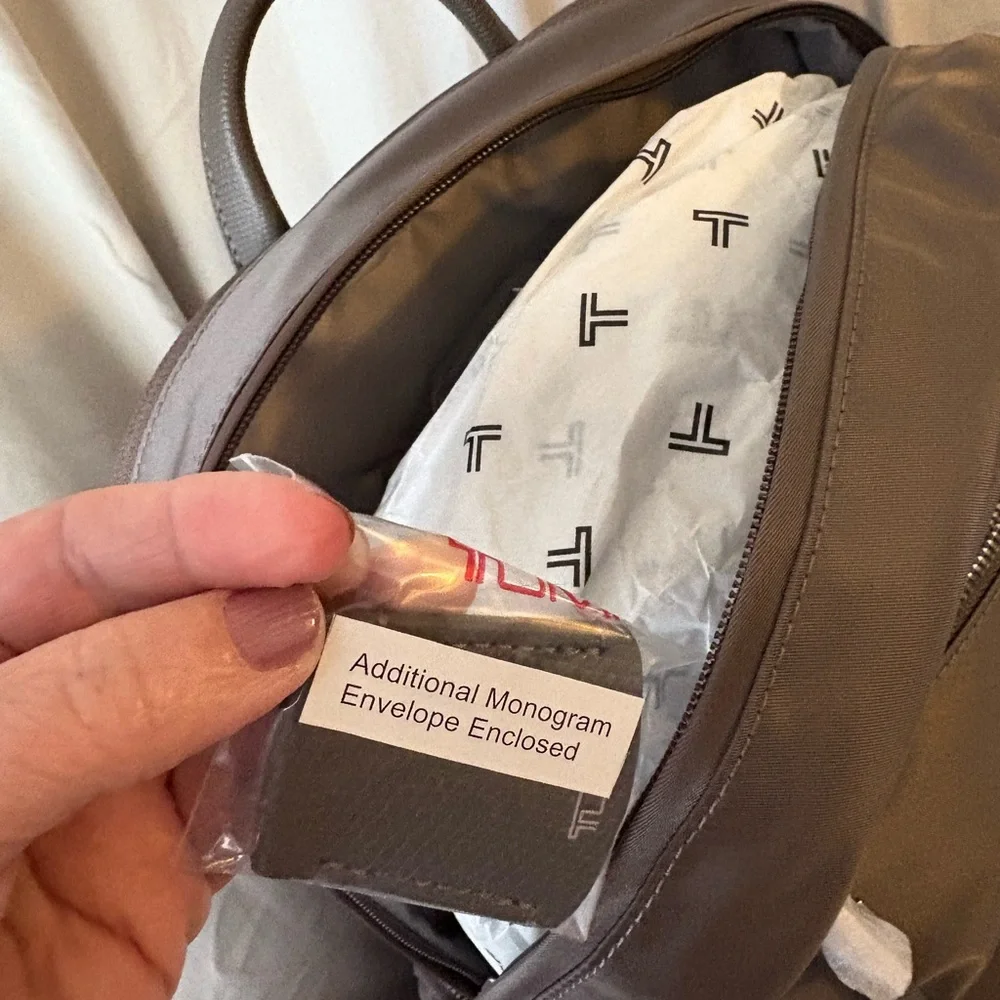 Tumi Caren Backpack in Mink - Picture 7 of 12